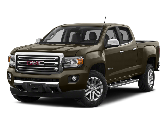 2015 GMC Canyon SLE1 in Bronze Alloy Metallic — front three-quarter view