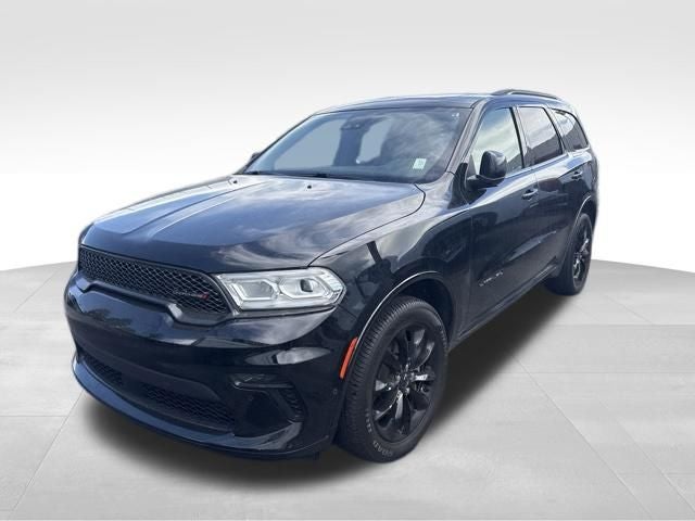 2021 Dodge Durango Citadel in Db Black Crystal Clearcoat — front three-quarter view