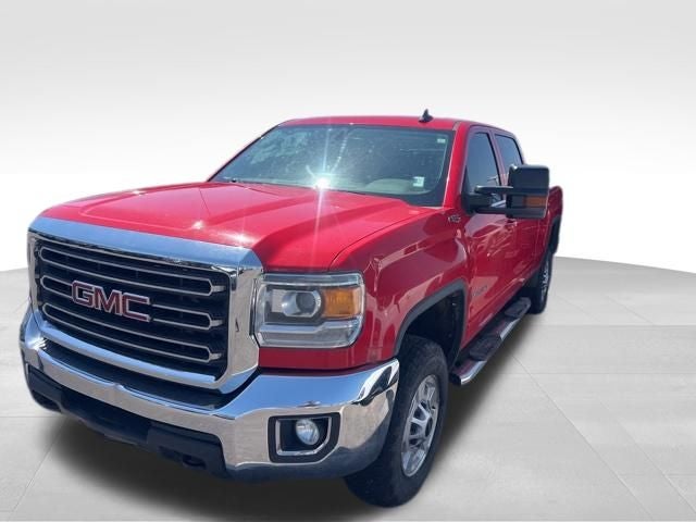 2017 GMC Sierra 2500HD SLE in Cardinal Red — front three-quarter view