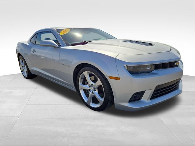 2015 Chevrolet Camaro SS 2SS in Silver Ice Metallic — front three-quarter view