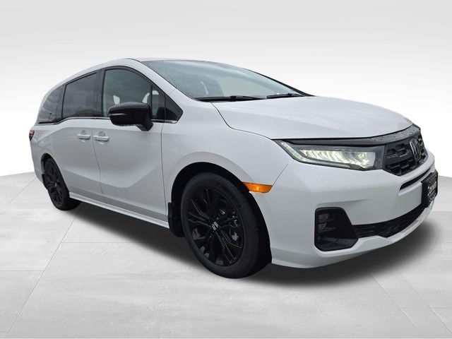 2026 Honda Odyssey Sport-L in Platinum — front three-quarter view