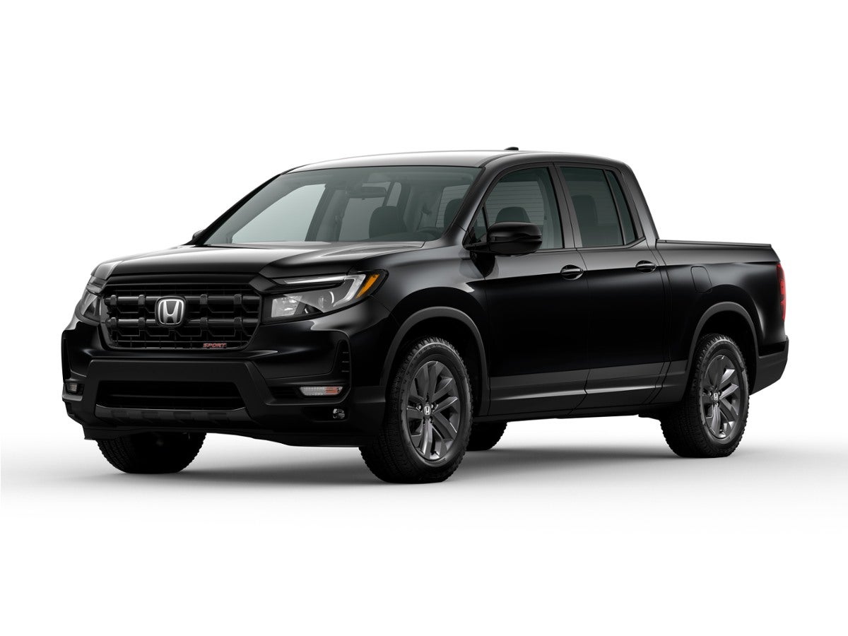 2026 Honda Ridgeline Black Edition In-Transit in Platinum White Pearl — front three-quarter view