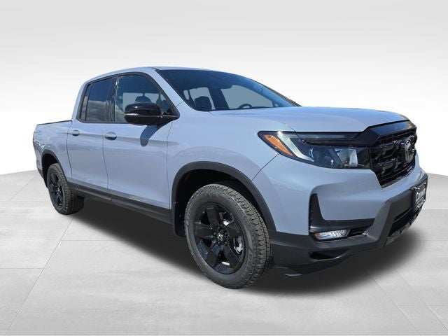 2026 Honda Ridgeline Black Edition in Sonic Gray Pearl — front three-quarter view