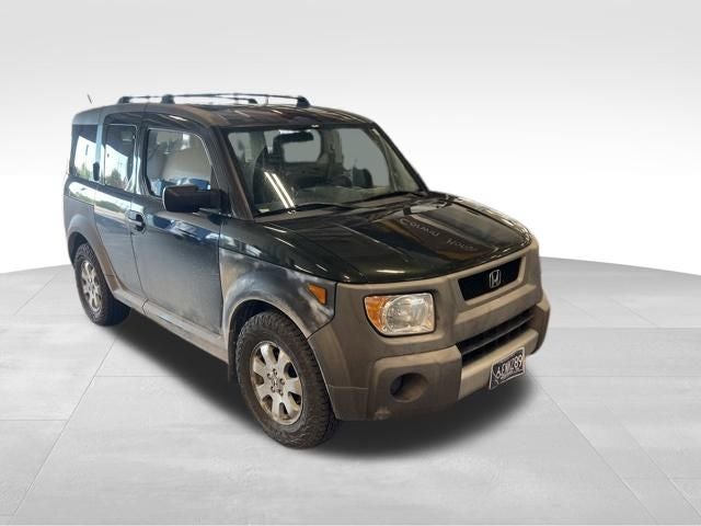 2005 Honda Element EX in Fiji Blue Pearl — front three-quarter view